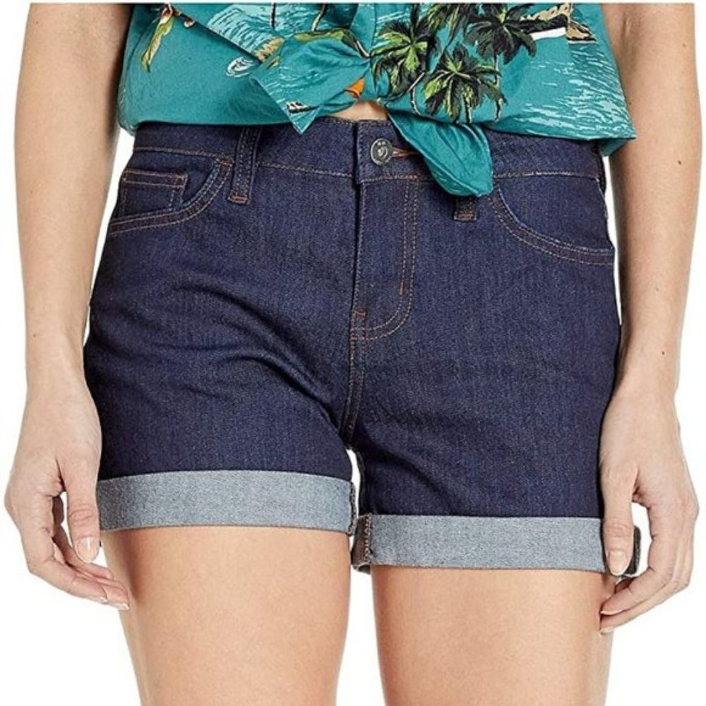 Vans Boyfriend Cuff Indigo Rinse Denim Shorts